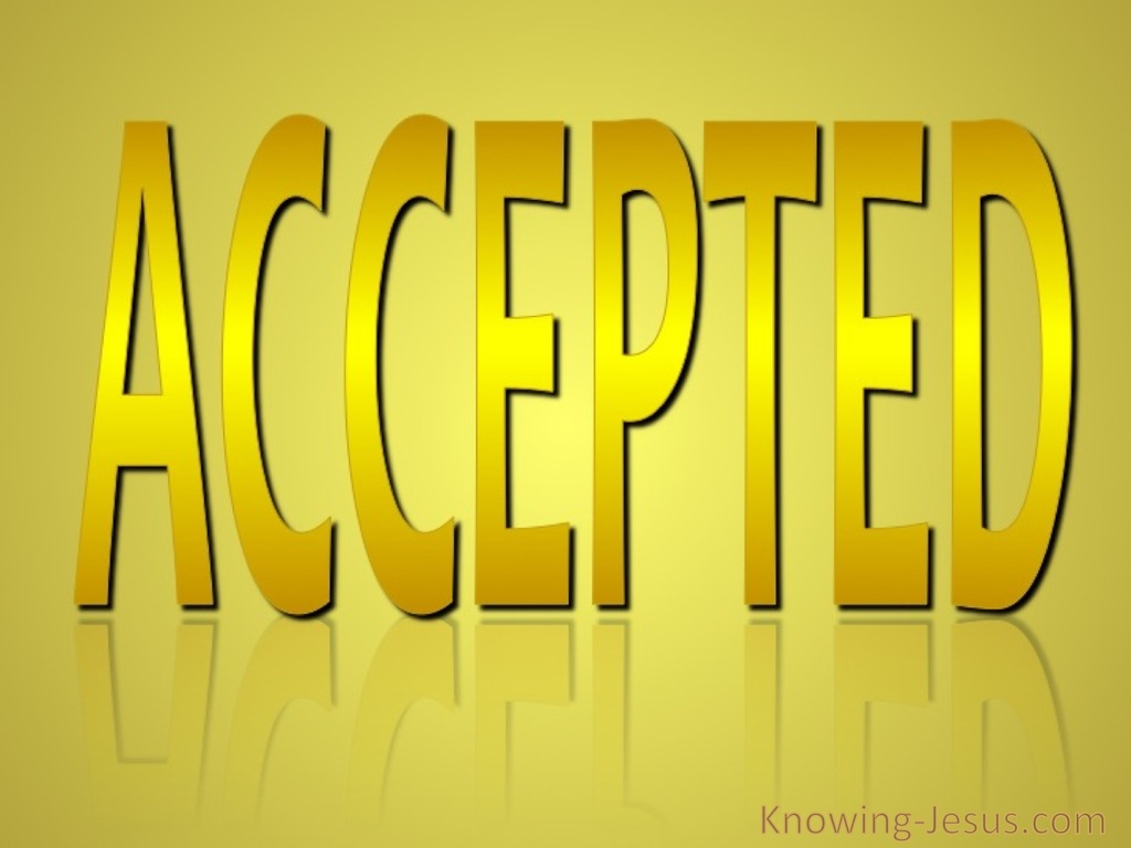 Ephesians 1:6 Accepted (gold)